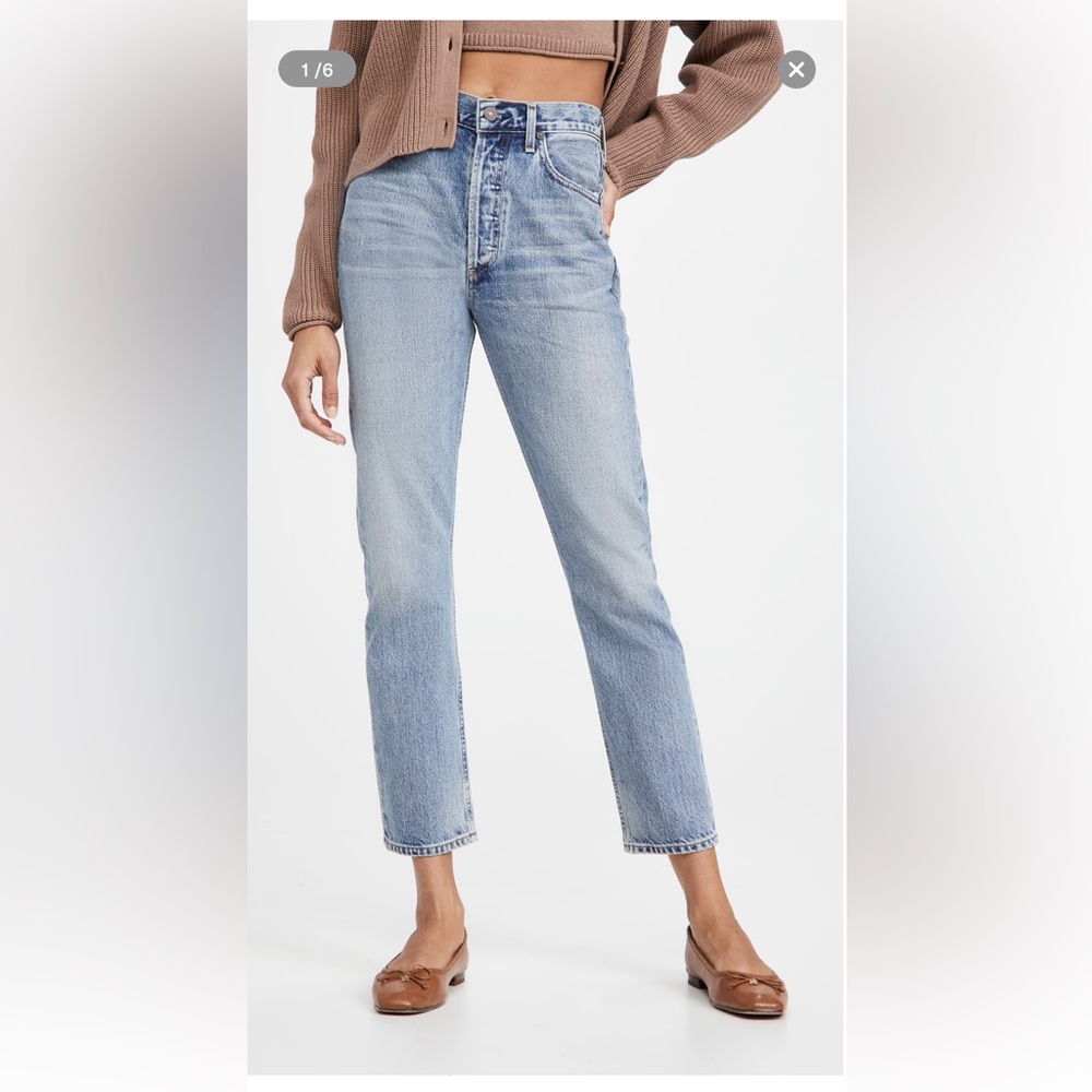 Citizens of Humanity Charlotte High Rise Straight Jeans in “Wynwood”